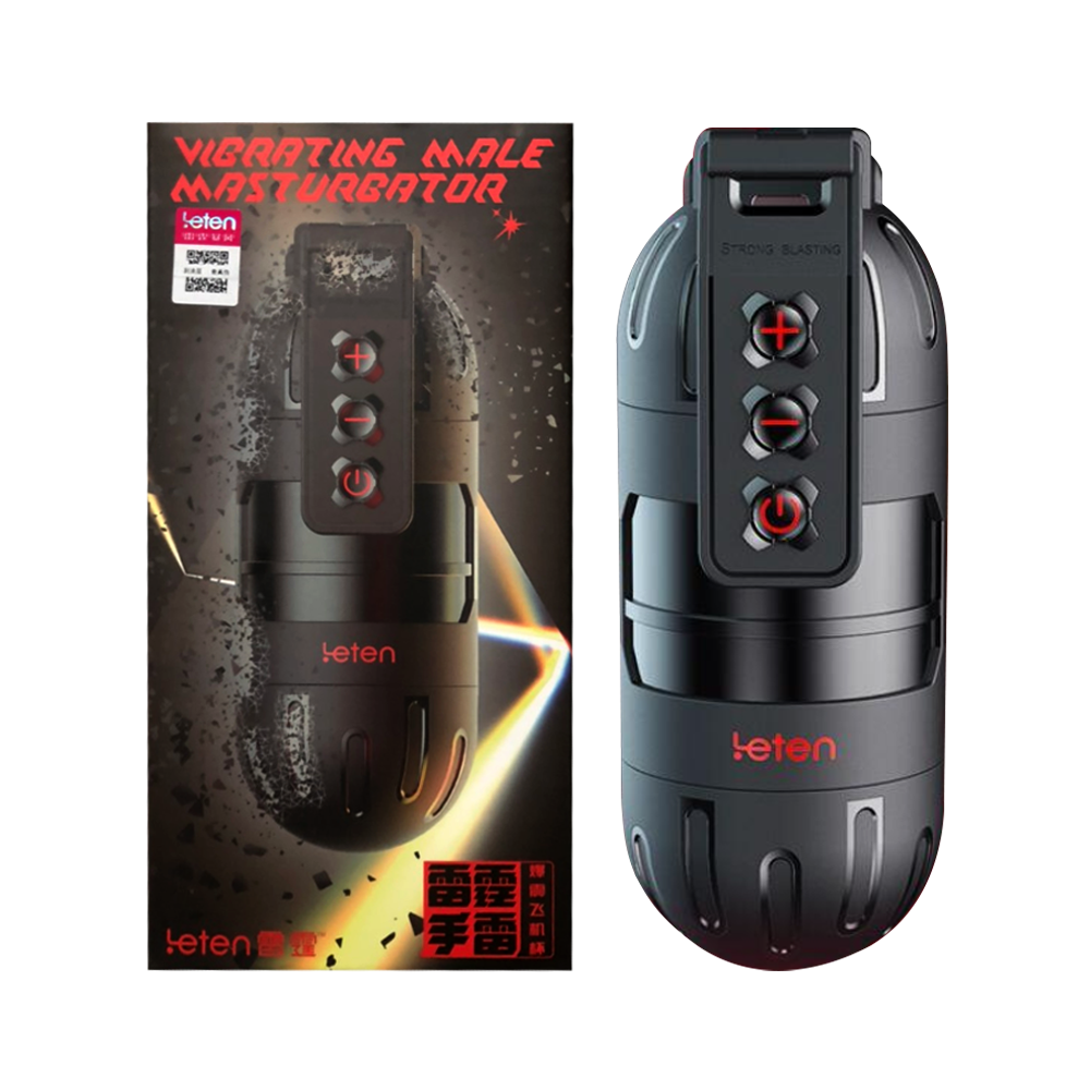 Âm Đạo Giả Leten Thunder Điều Khiển App Sạc Điện Rung Mạnh 