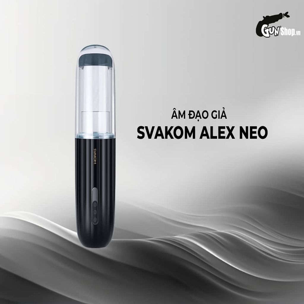 Âm đạo giả Svakom Alex Neo cao cấp tự động rung thụt