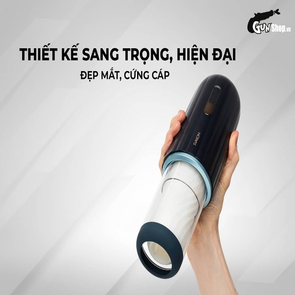 Âm đạo giả Svakom Alex Neo cao cấp tự động rung thụt