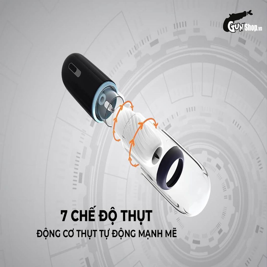 Âm đạo giả Svakom Alex Neo cao cấp tự động rung thụt