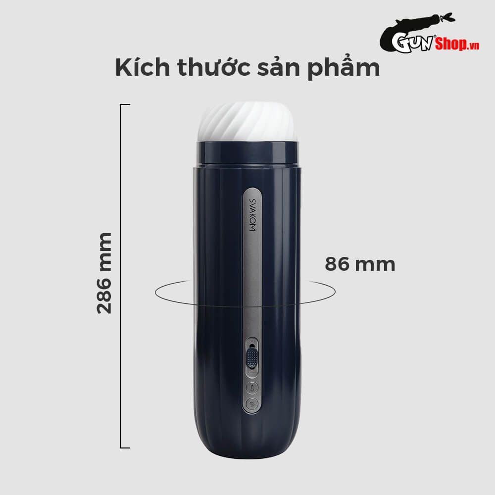 Âm đạo giả đa năng Svakom Hannes Neo điều khiển ứng dụng