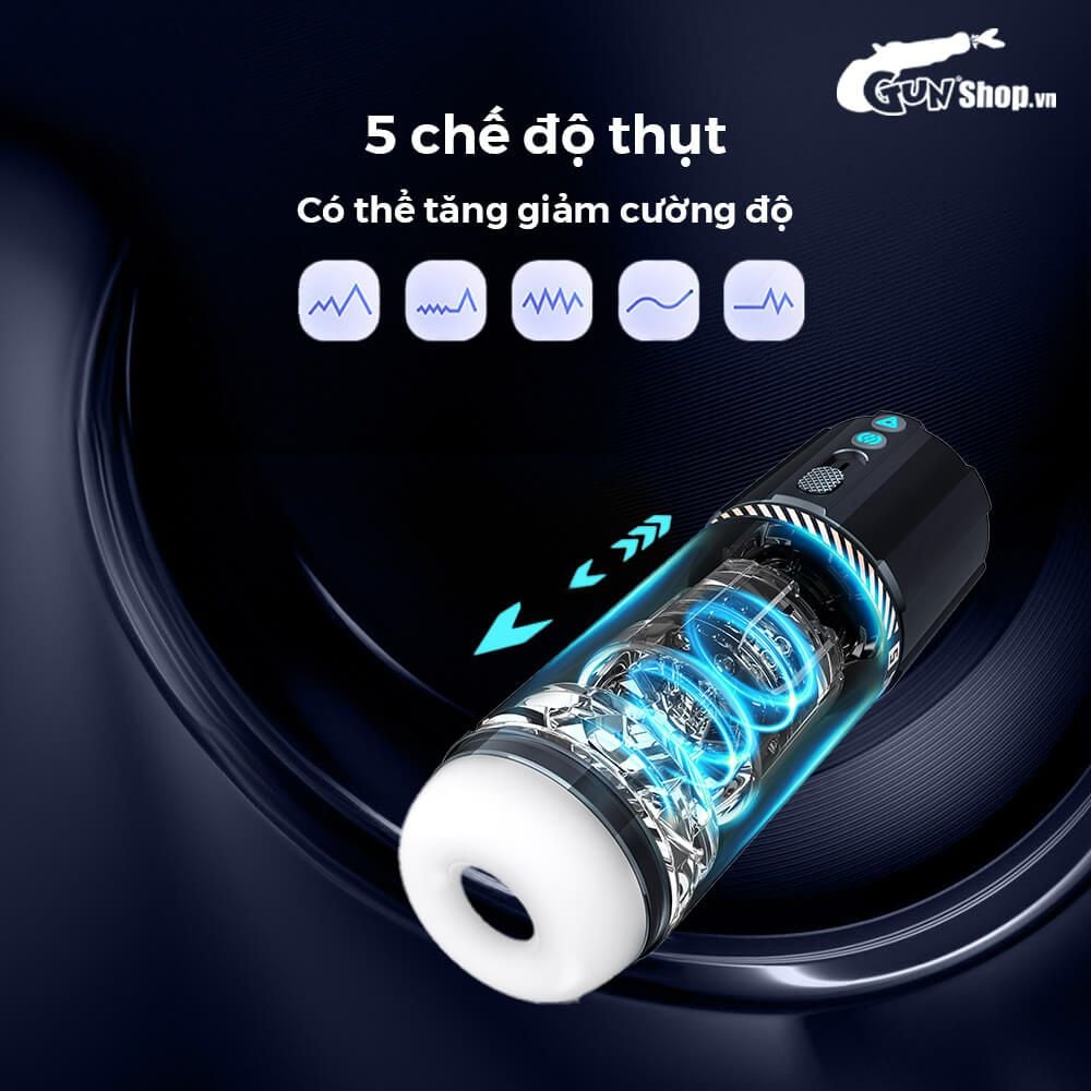 Âm đạo giả đa năng Svakom Hannes Neo điều khiển ứng dụng