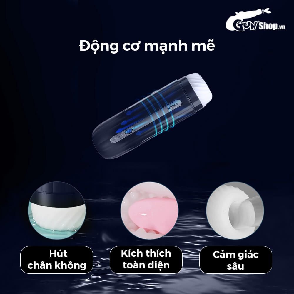 Âm đạo giả đa năng Svakom Hannes Neo điều khiển ứng dụng