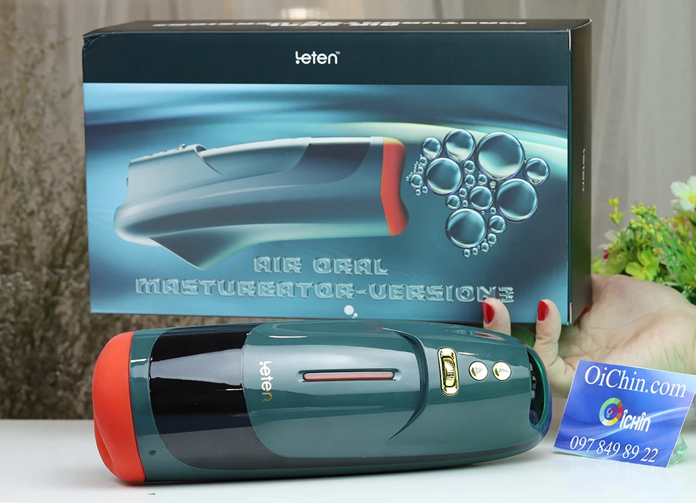 Leten Air Oral Masturbator 3rd Gen Soft Tongue