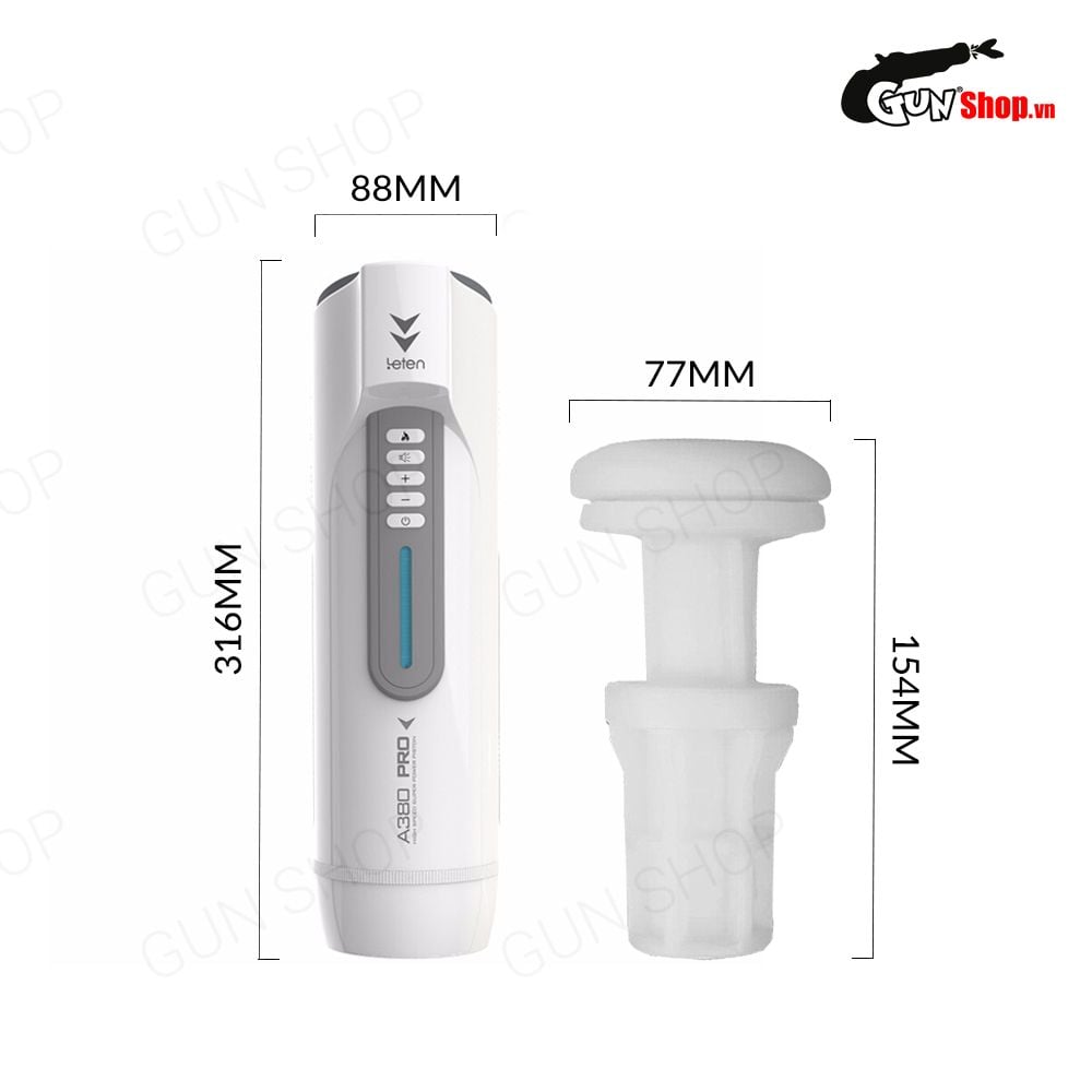 Âm đạo giả đa năng Leten A380 phiên bản 3 siêu thực nam thủ dâm