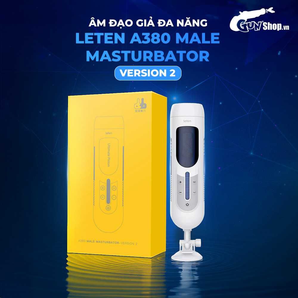 Âm đạo giả Leten A380 thụt tự động silicon cao cấp rung mạnh