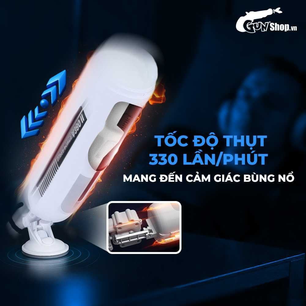 Âm đạo giả Leten A380 thụt tự động silicon cao cấp rung mạnh