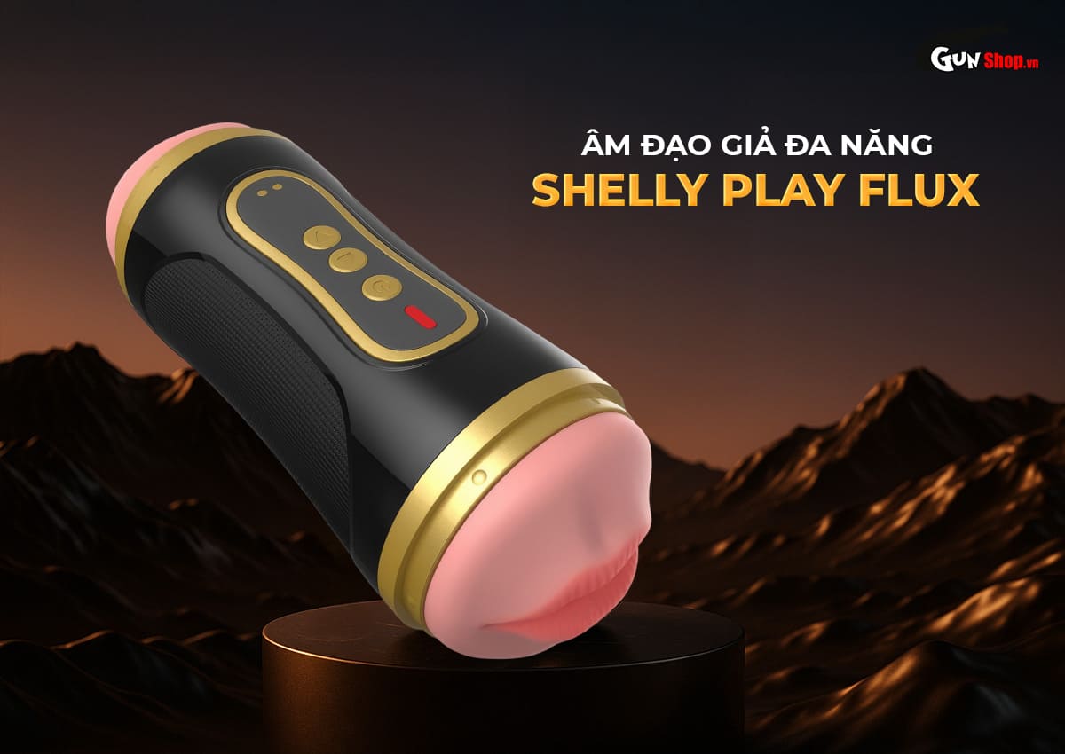 Âm Đạo Giả Đa Năng Shelly Play Flux Chất Liệu Cao Cấp Mềm Mịn