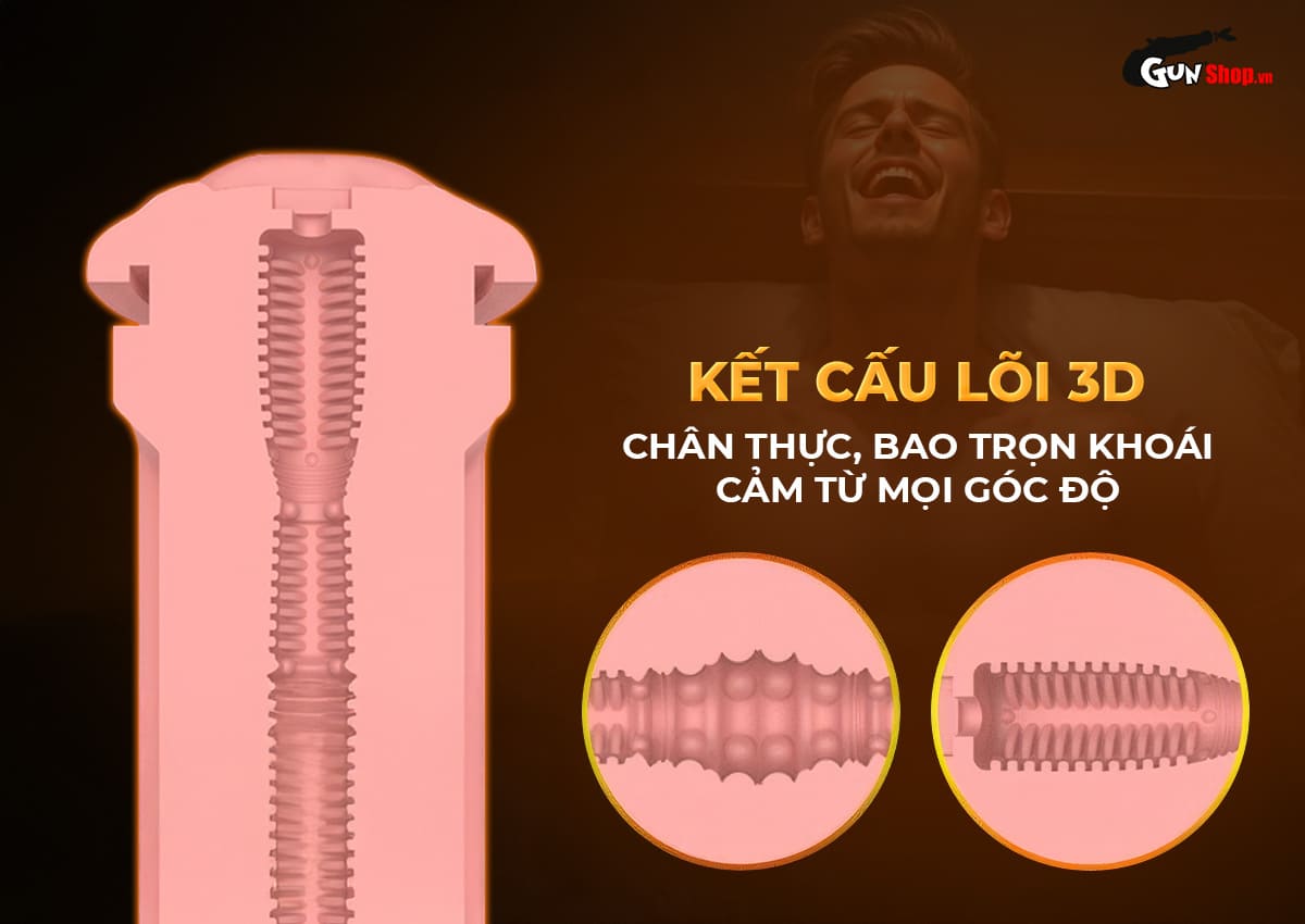 Âm Đạo Giả Đa Năng Shelly Play Flux Chất Liệu Cao Cấp Mềm Mịn