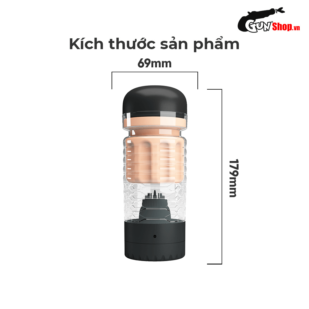 Âm đạo giả Pretty Love Emily silicon lõi gân kích thích tối đa