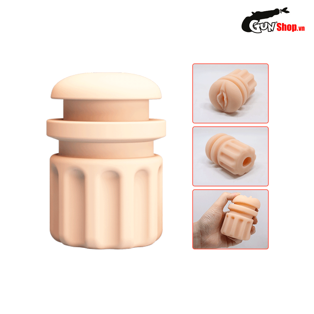 Âm đạo giả Pretty Love Emily silicon lõi gân kích thích tối đa