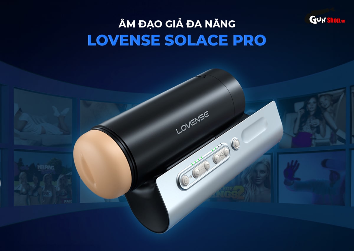  Mua Âm đạo giả đa năng Lovense Solace Pro nhập khẩu