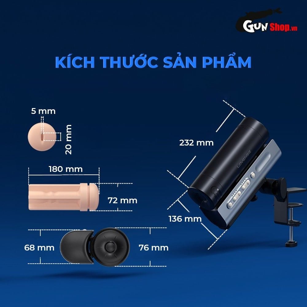 Âm đạo giả Lovense Solace Pro nâng cấp xoay 180 độ tiện lợi