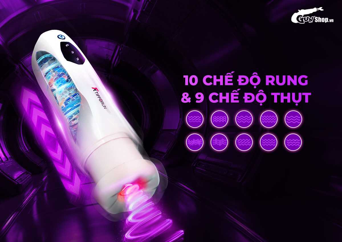  So sánh Âm đạo giả rung thụt tự động Yeain Tifforun Spaceship giá sỉ