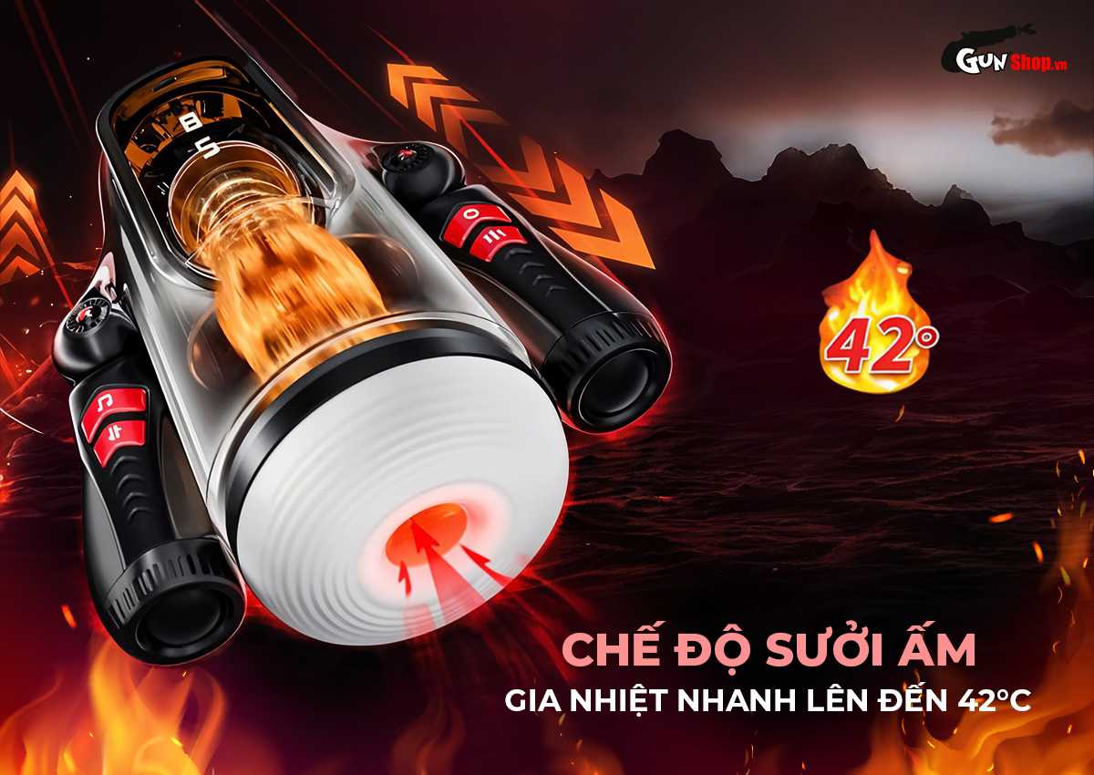  Thông tin Âm đạo giả rung thụt tự động Yeain Tifforun KingKong giá tốt