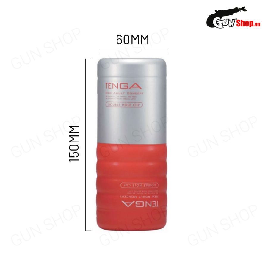 Âm đạo giả 2 đầu Tenga Double Hole Cup nhỏ gọn an toàn dễ dùng
