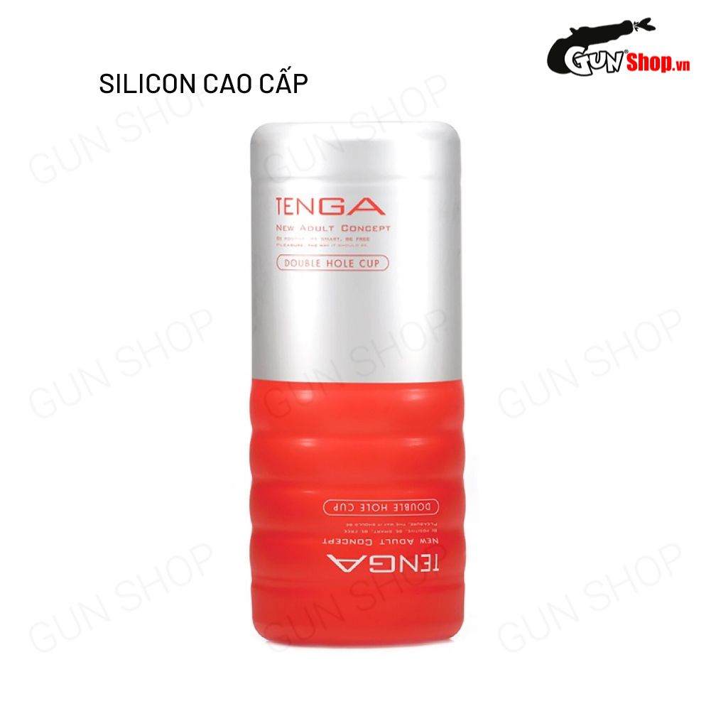 Âm đạo giả 2 đầu Tenga Double Hole Cup nhỏ gọn an toàn dễ dùng