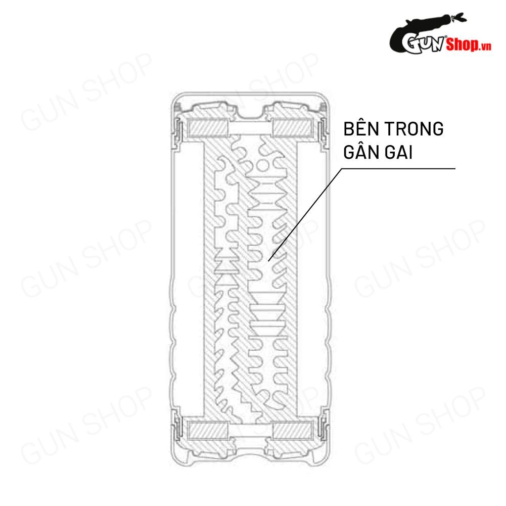 Âm đạo giả 2 đầu Tenga Double Hole Cup nhỏ gọn an toàn dễ dùng