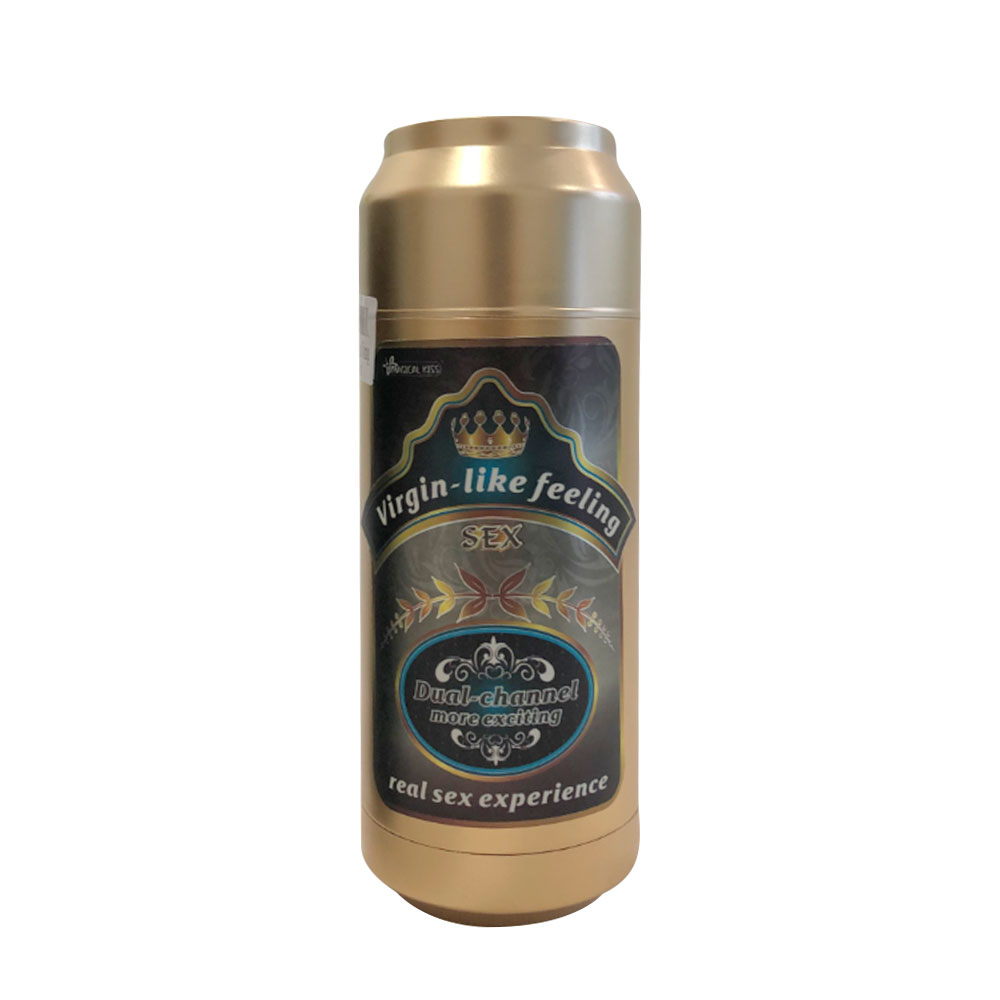 Âm đạo giả Magical Kiss Gold hình lon bia độc đáo kích thích 