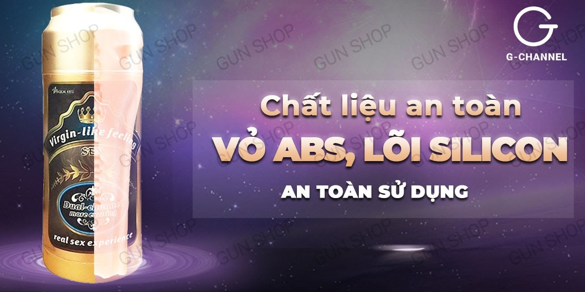 Magical Kiss Gold Beer Can Camouflaged Artificial Vagina