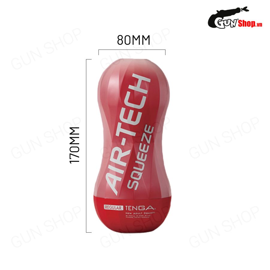 Âm đạo giả Tenga Air-Tech Squeeze silicon cao cấp hút chặt ôm khít Nhật Bản