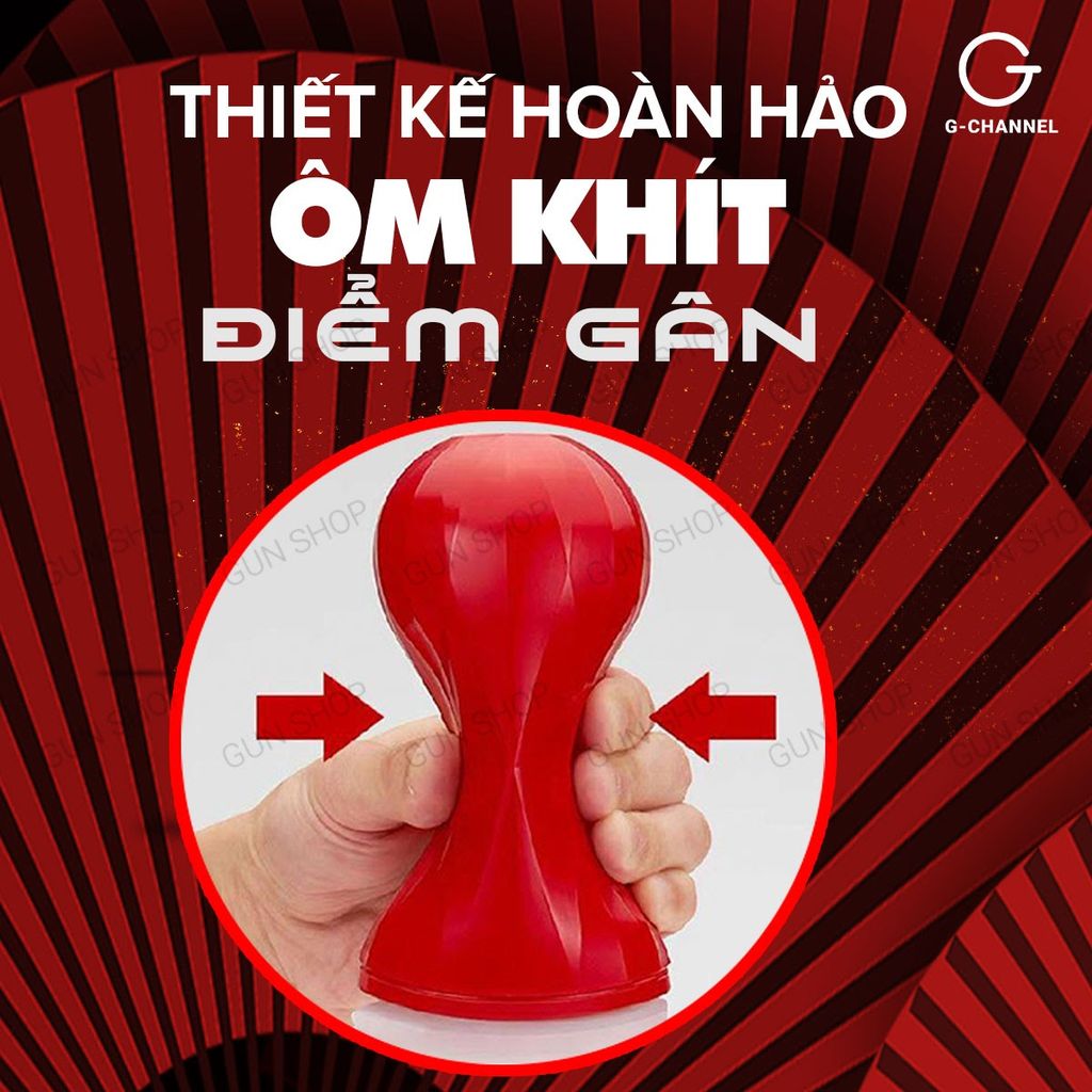 Âm đạo giả Tenga Air-Tech Squeeze silicon cao cấp hút chặt ôm khít Nhật Bản