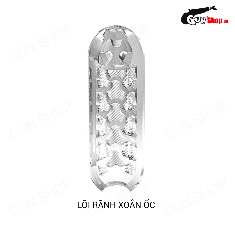 Âm đạo giả Tenga Spinner 01 Tetra silicon gạch hình học mềm mịn