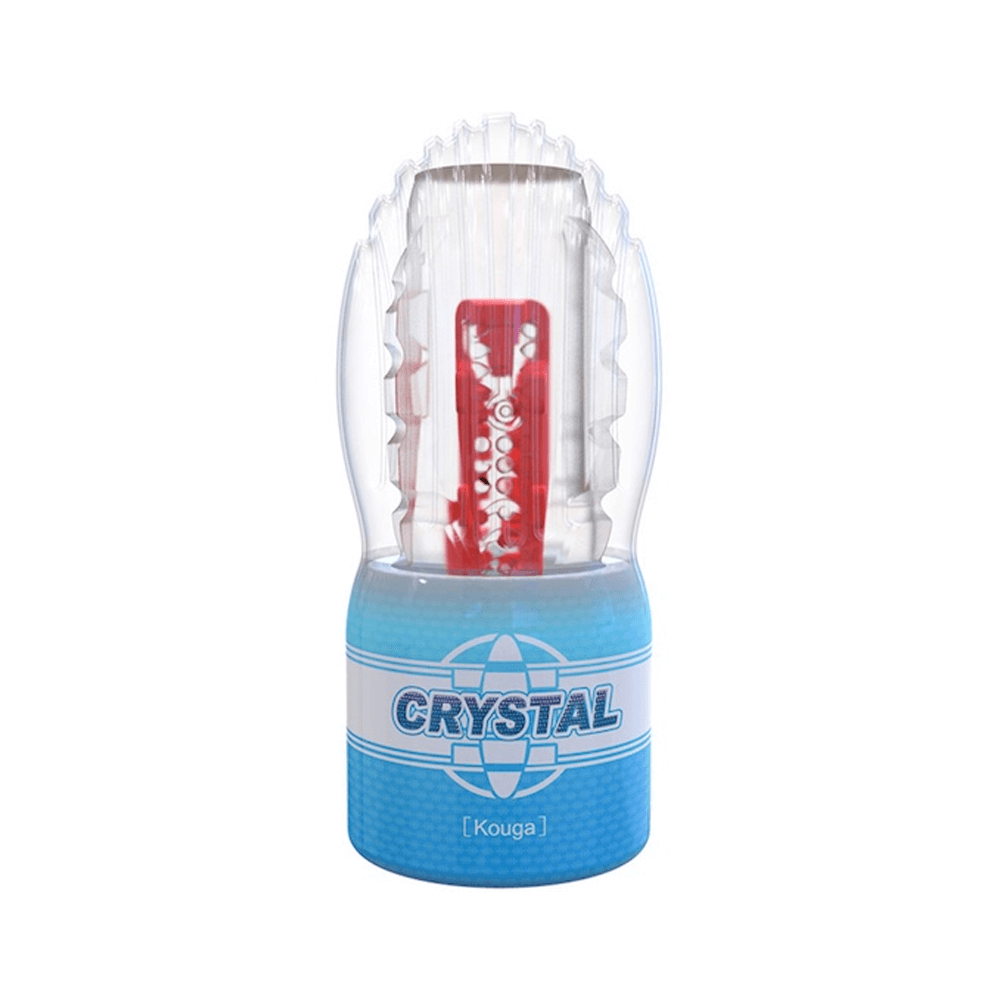 Âm đạo giả Crystal Kouga trong suốt silicon thủ dâm tăng khoái cảm 