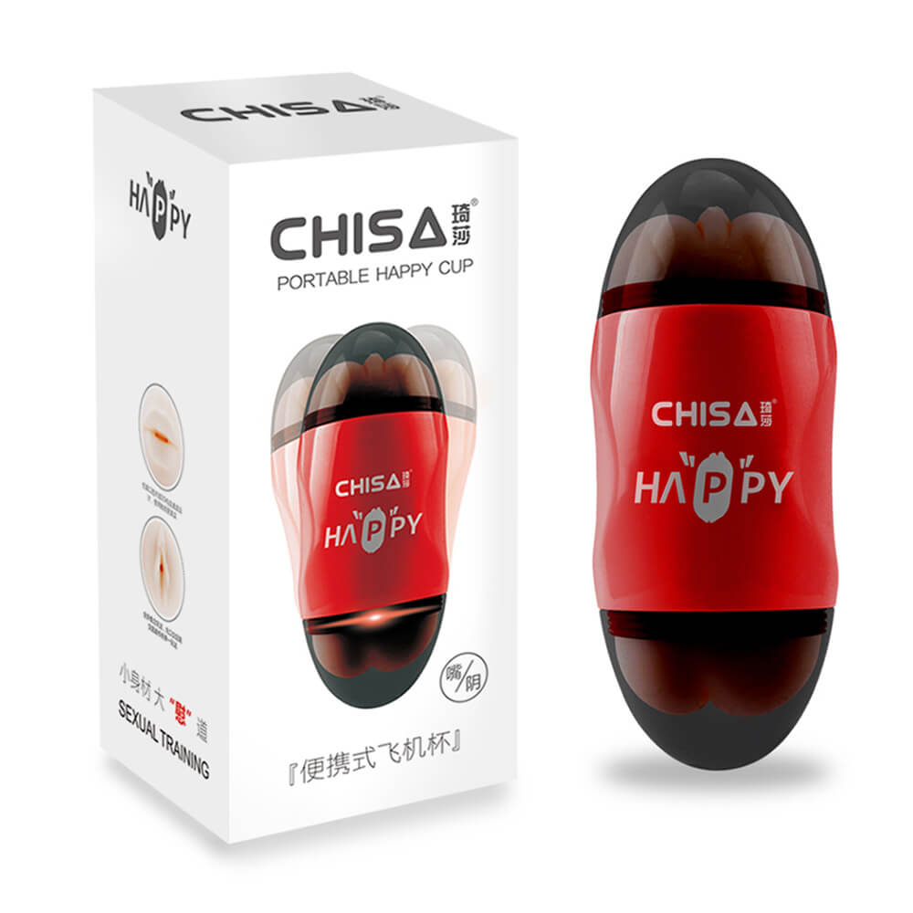 Âm đạo giả Chisa Portable Happy Cup thiết kế độc đáo 2 đầu 