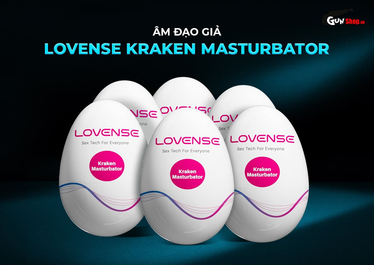 Lovense Kraken Masturbator âm đạo giả cao cấp, cảm giác thật