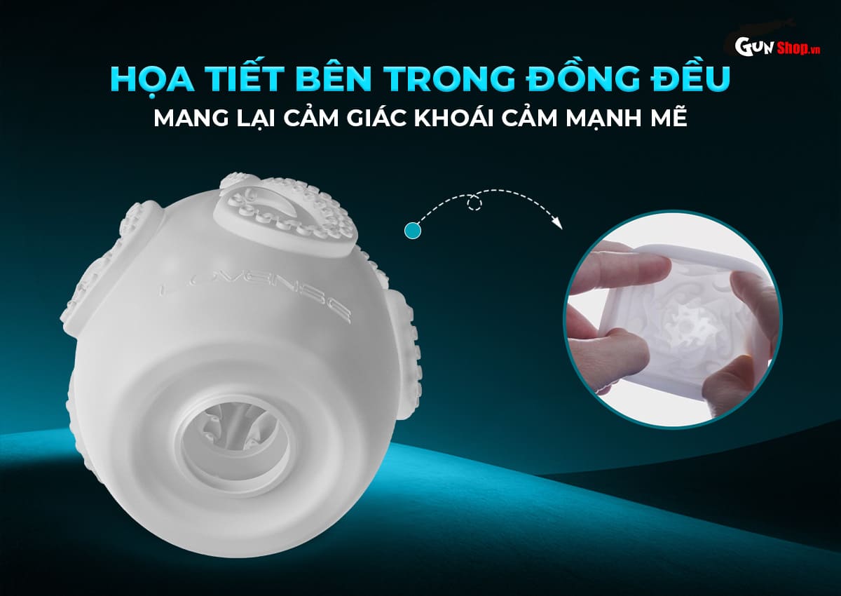 Lovense Kraken Masturbator âm đạo giả cao cấp, cảm giác thật