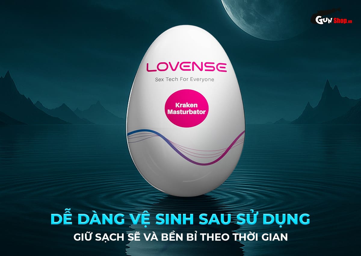 Lovense Kraken Masturbator âm đạo giả cao cấp, cảm giác thật