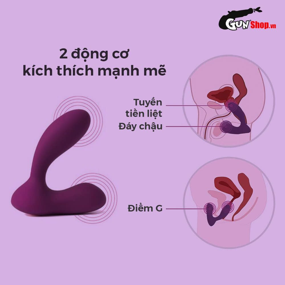Máy massage Svakom Vicky rung hậu môn 2 nhánh độc đáo thú vị