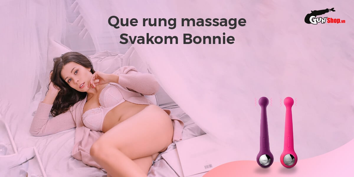 Svakom Bonnie Slim G Spot and Clitoral Massage Wand