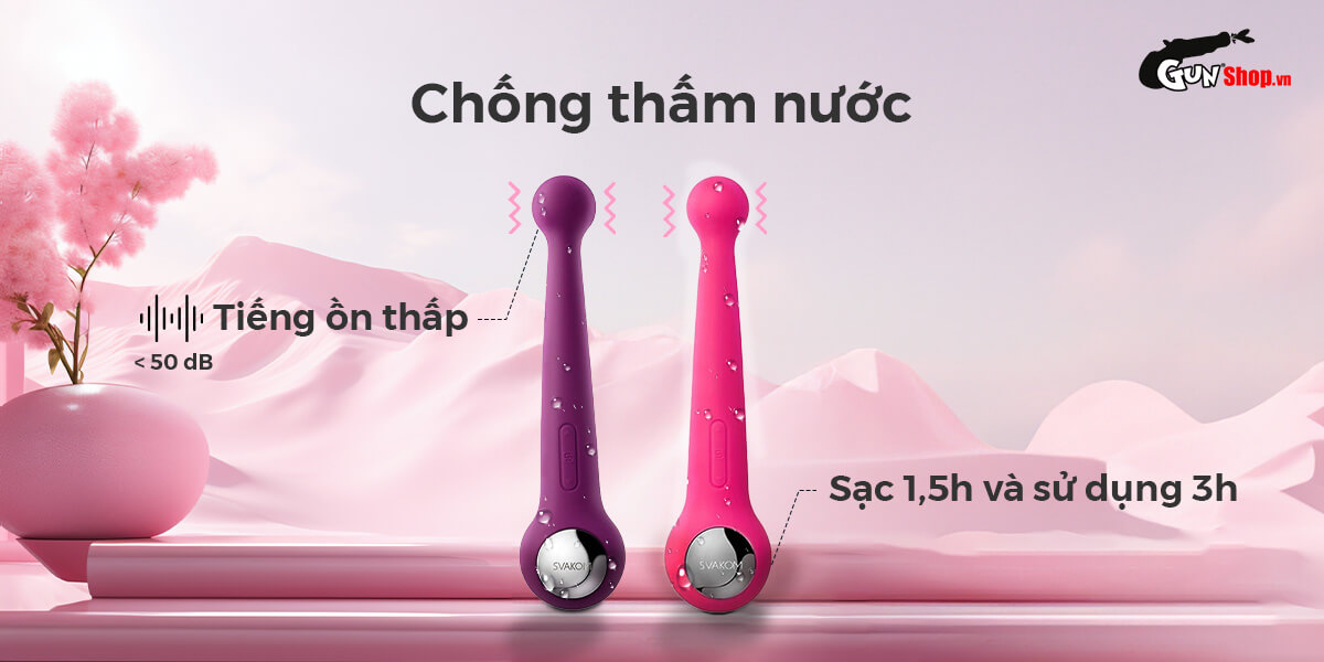 Svakom Bonnie Slim G Spot and Clitoral Massage Wand