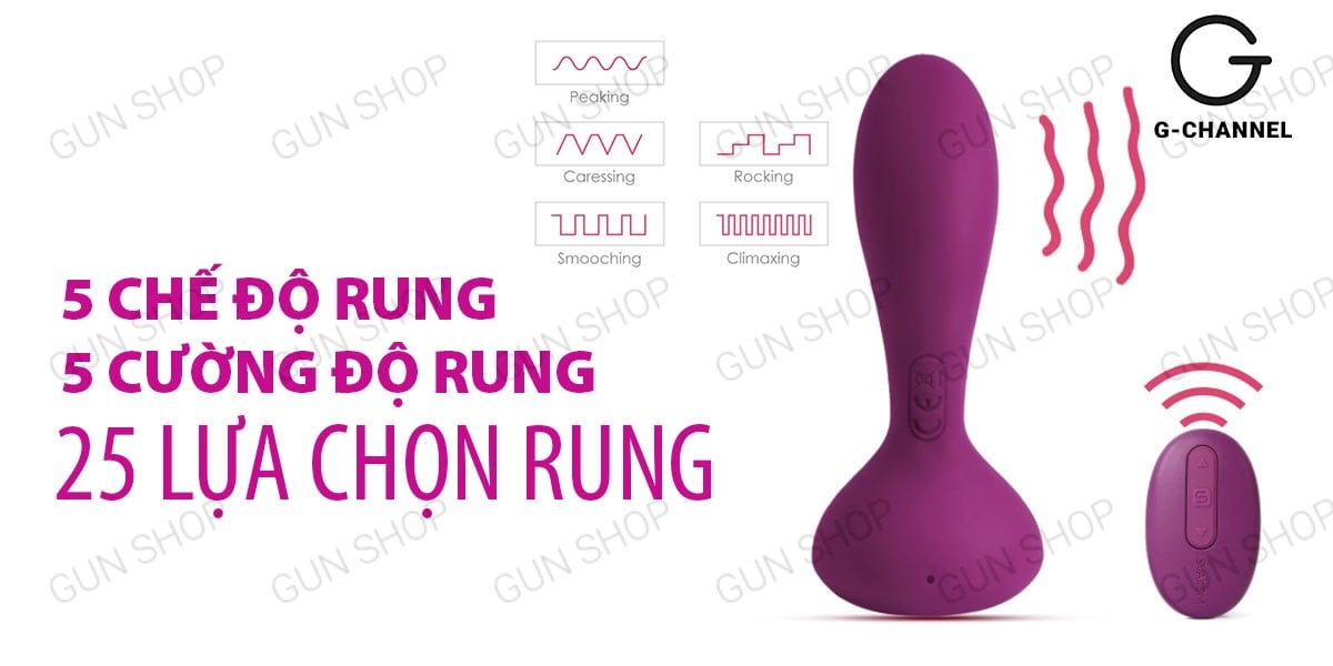Svakom Julie 25 Frequency Powerful Anal Vibrating Egg