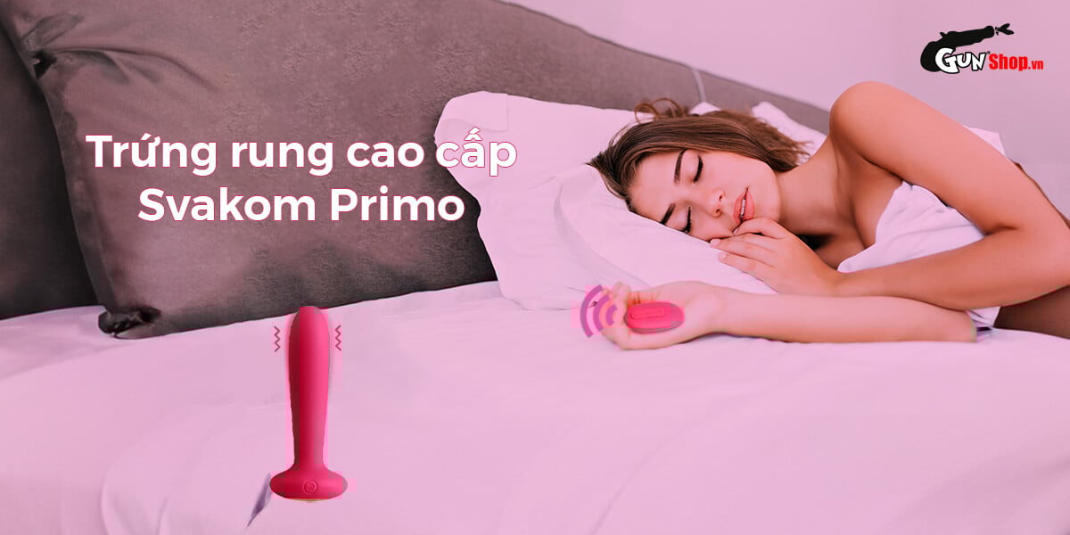 Svakom Primo Premium Vibrating Love Egg Rechargeable