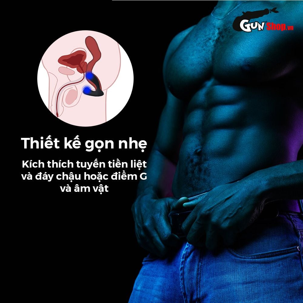 Máy massage Svakom Vick rung hậu môn đa tần số, thiết kế sang trọng, sạc pin