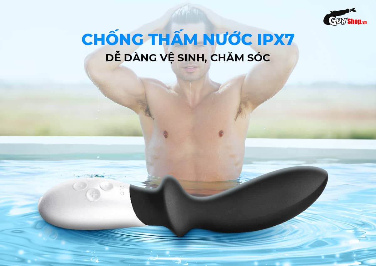 Máy massage tuyến tiền liệt Lelo Loki 6 chế độ rung thân cong sạc pin