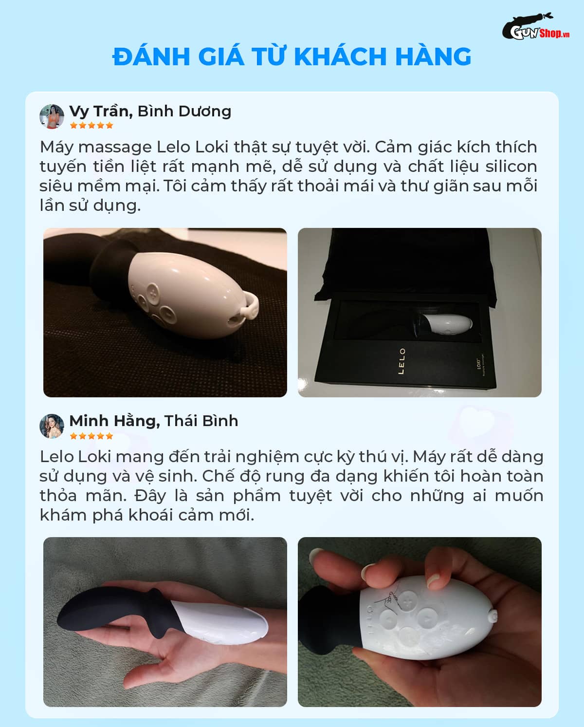 Máy massage tuyến tiền liệt Lelo Loki 6 chế độ rung thân cong sạc pin