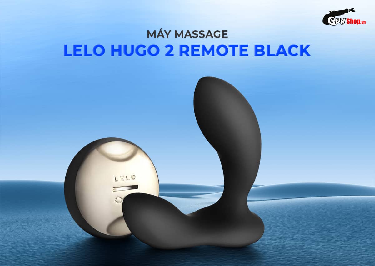 Máy massage tuyến tiền liệt Lelo Hugo 2 Remote Black chính hãng