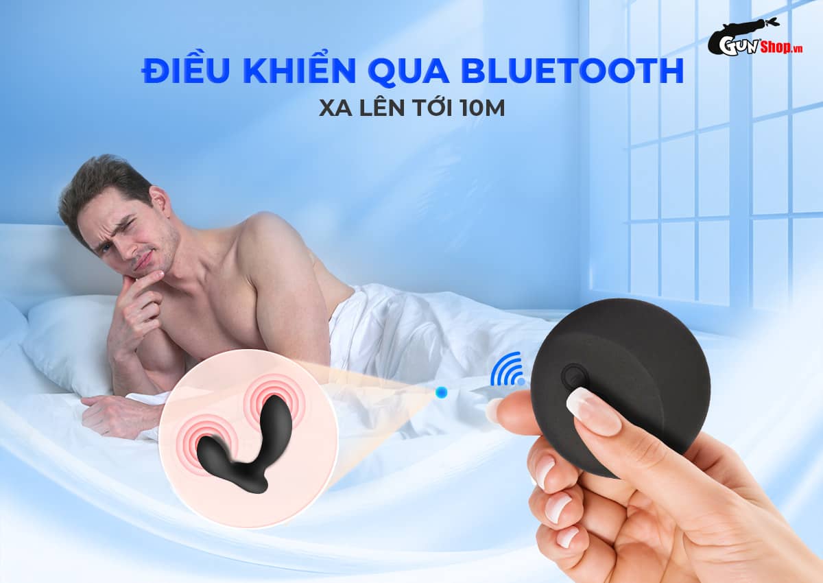 Đại lý Máy massage tuyến tiền liệt Lelo Hugo 2 Remote Black hàng mới về Đại lý Máy massage tuyến tiền liệt Lelo Hugo 2 Remote Black hàng mới về