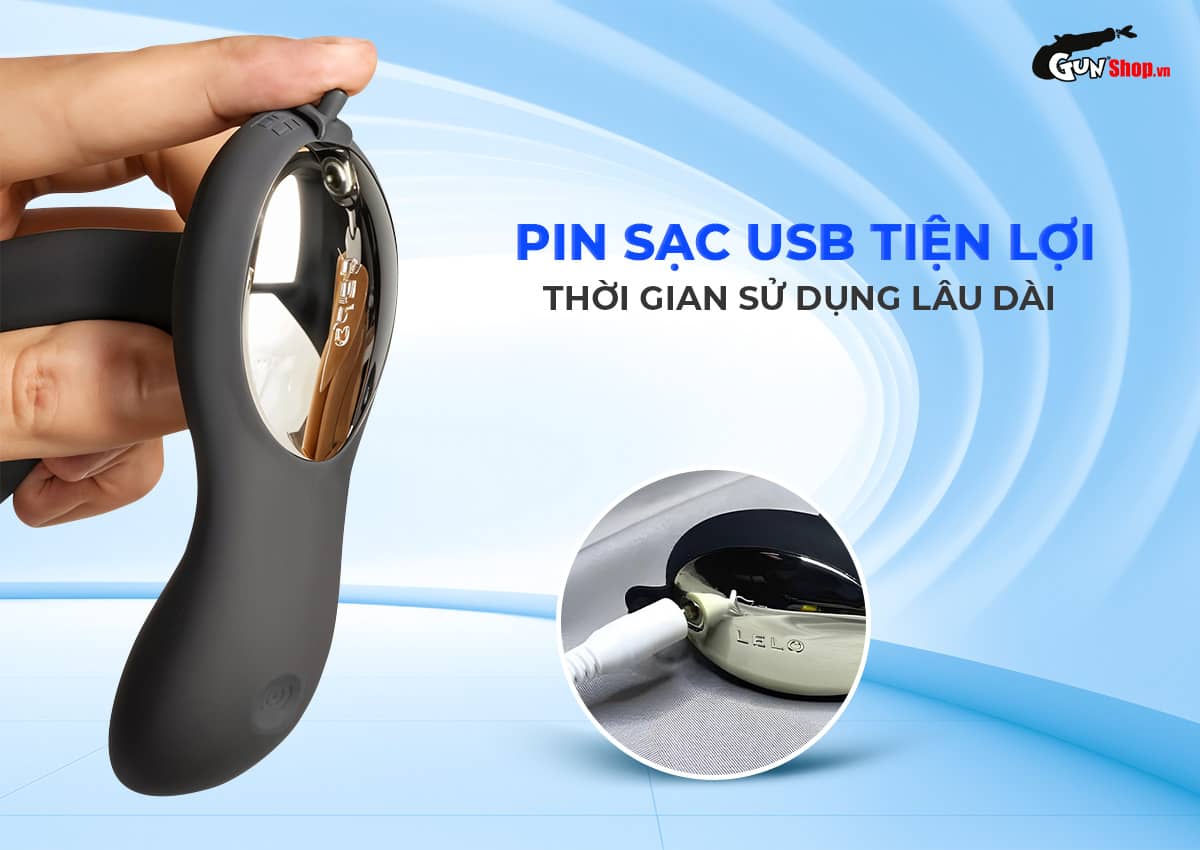 Đại lý Máy massage tuyến tiền liệt Lelo Hugo 2 Remote Black hàng mới về Đại lý Máy massage tuyến tiền liệt Lelo Hugo 2 Remote Black hàng mới về