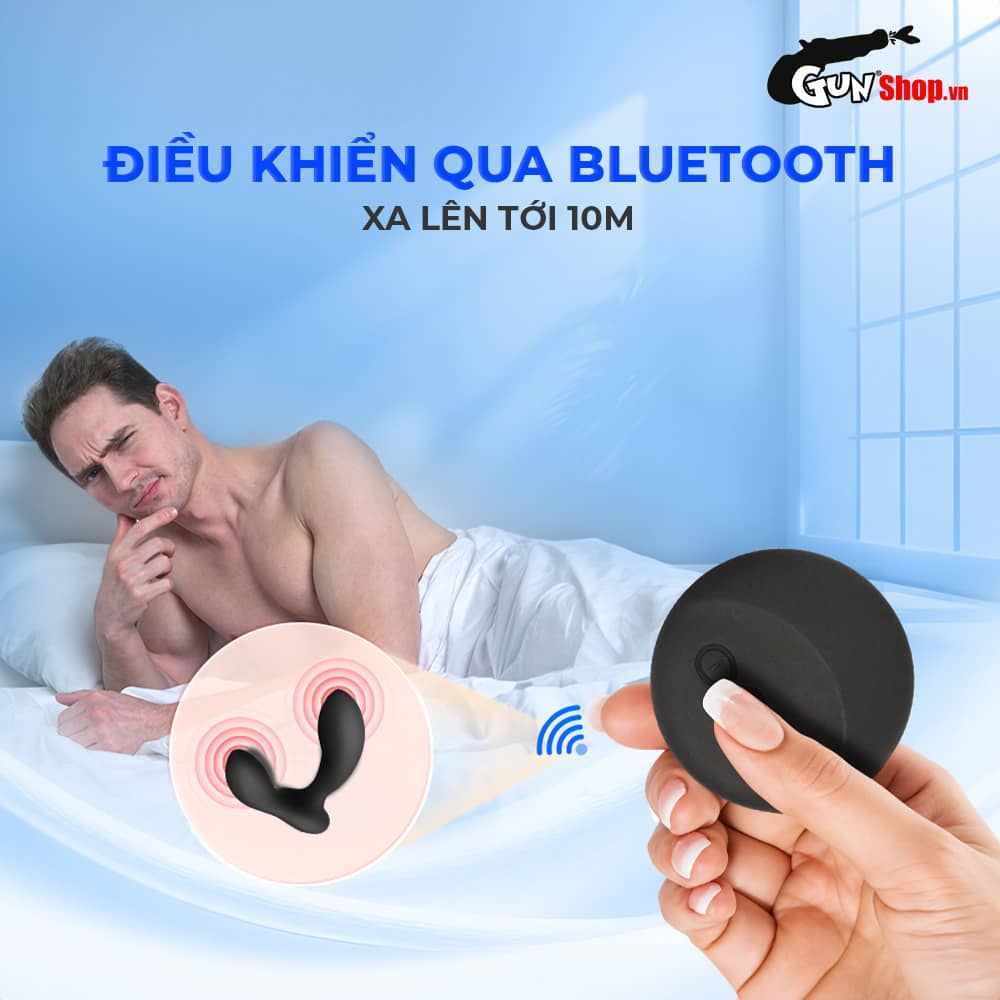Máy massage tuyến tiền liệt Lelo Hugo 2 Remote hiện đại điều khiển
