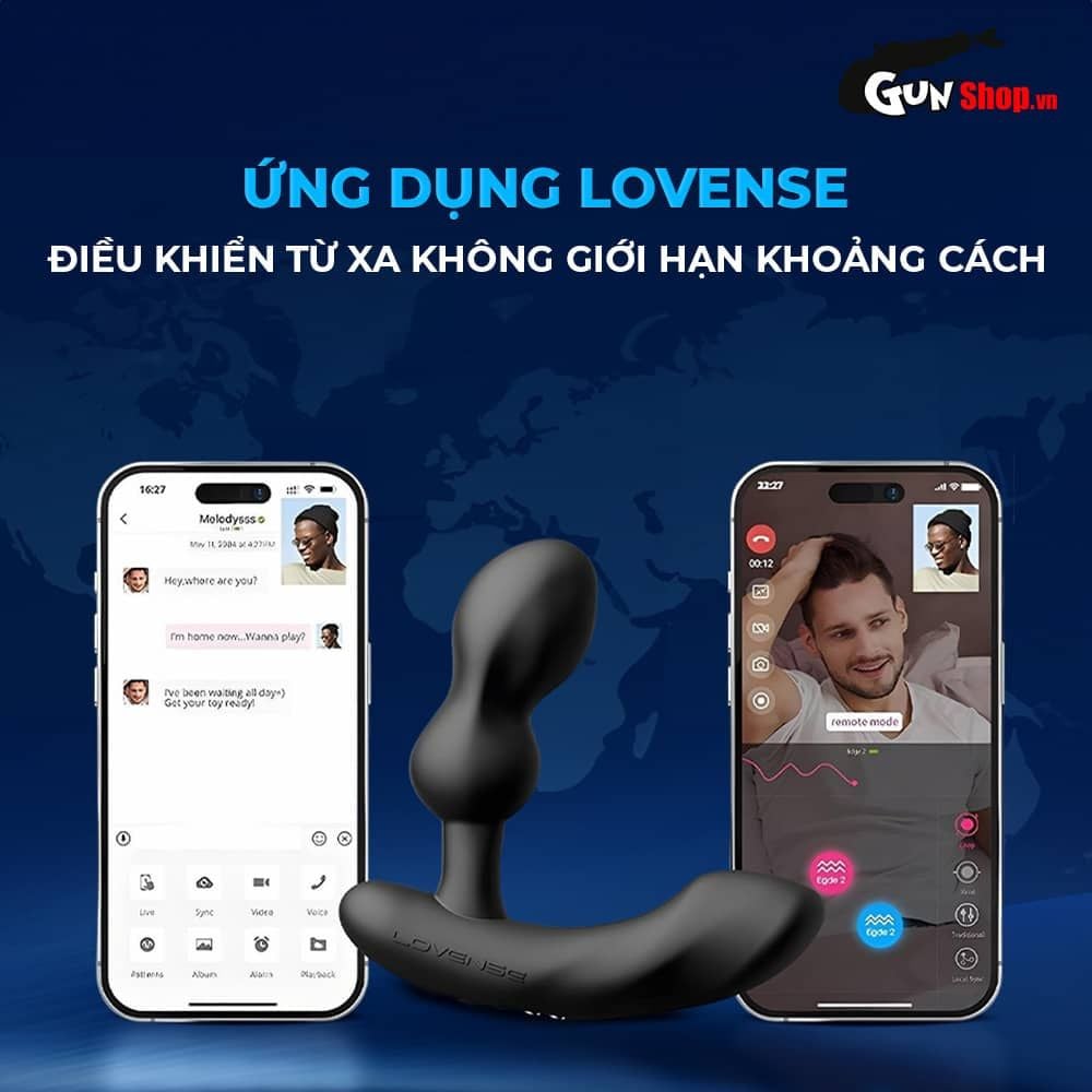Máy massage tuyến tiền liệt Lovense Edge 2 silicon cao cấp