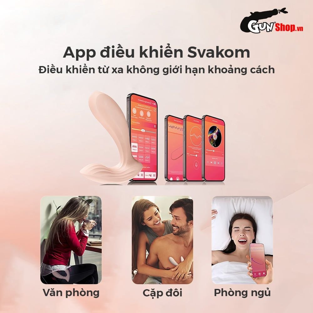 Máy massage Svakom Erica 2 động cơ mạnh mẽ kích thích kép