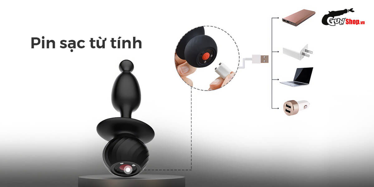 Trứng rung hậu môn đuôi thỏ Magic Motion Bunny công nghệ app Bluetooth kích thích