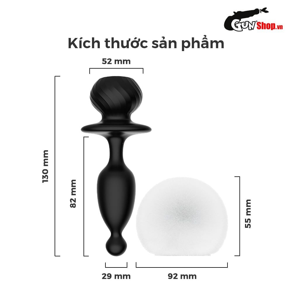 Trứng Rung Hậu Môn Đuôi Thỏ Magic Motion Bunny Kích Thích Sâu
