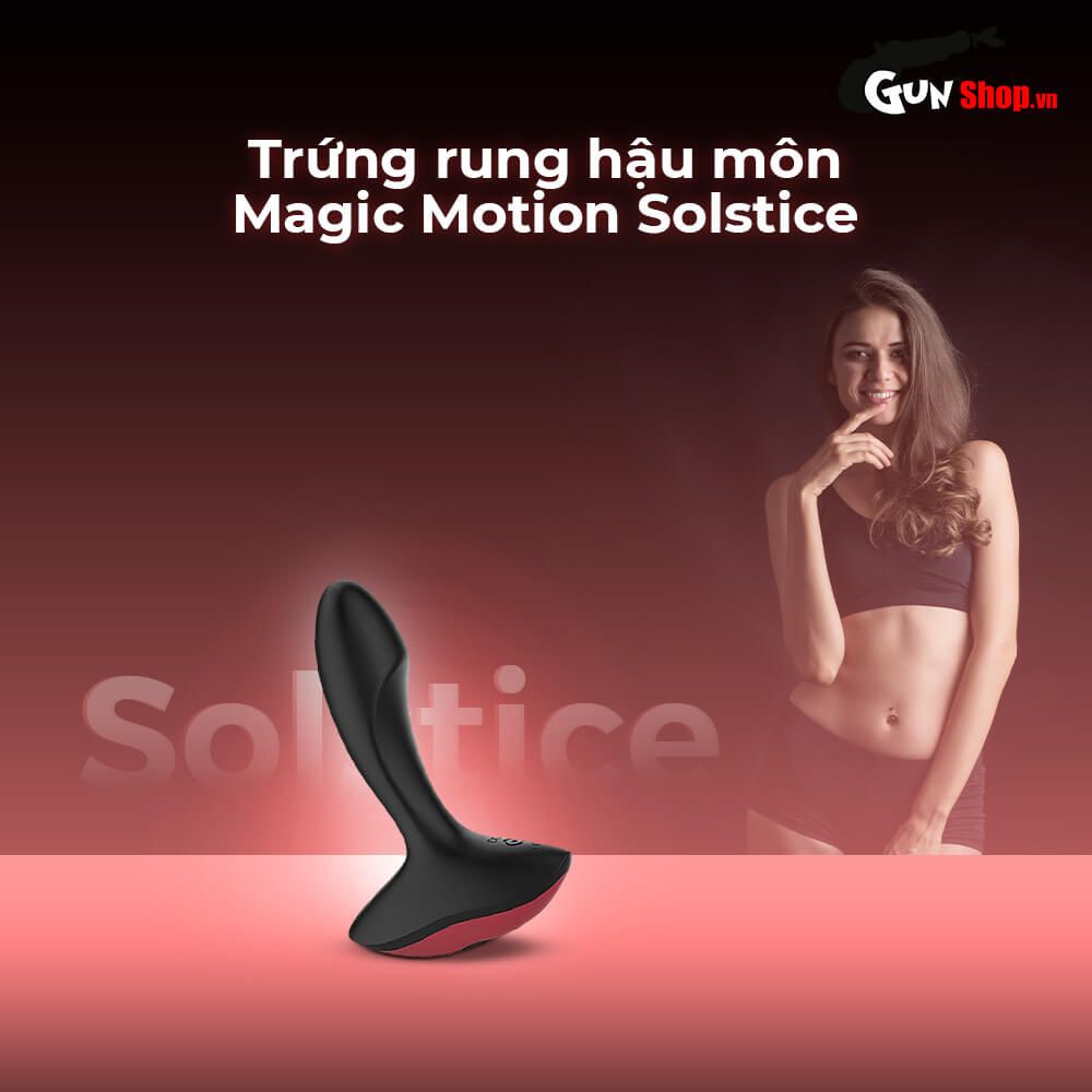 Trứng rung kích thích hậu môn Magic Motion Solstice massage tuyến tiền liệt