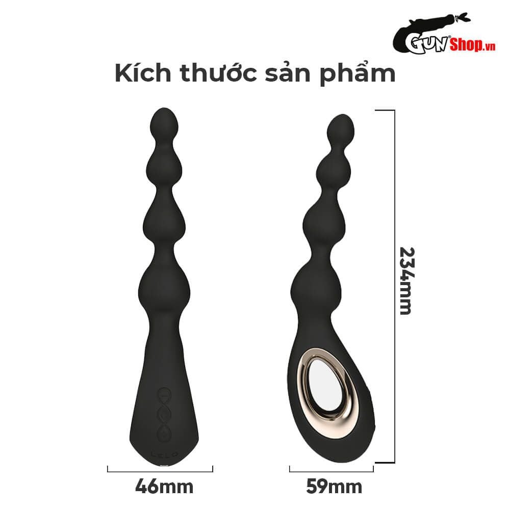 Máy massage hậu môn Lelo Soraya Beads chuỗi rung công nghệ Bow-Motion